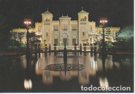 Postkarten: Postal E02358: Plaza Am&eacute;rica, Museo de arte y costumbres populares, Sevilla - Varios