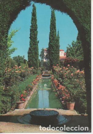 Postcards: Postal E02468: Jardines bajos,Generalife, Granada - Varios
