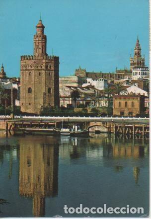 Postcards: Postal E02504: Torre del Oro y Giralda,Sevilla - Varios