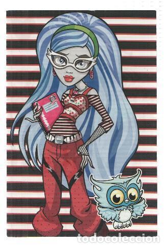 Postales: Photocards: MONSTER HIGH, Numero 050: Ghoulia Yelps (Panini 2011) - Mattel