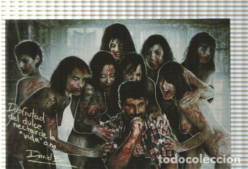 Postais: Postal mujeres zombi: Disfrutad del dulce nectar de la vida o no - Daniel