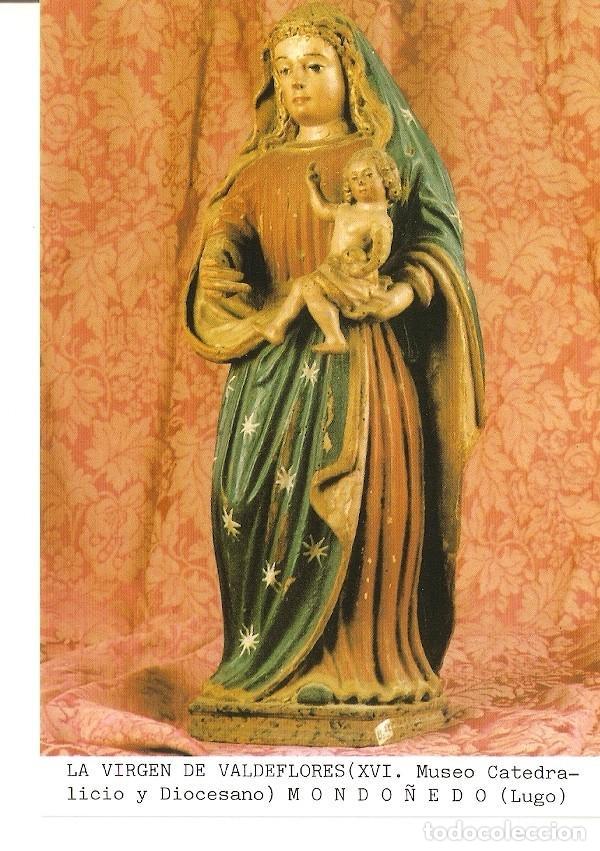 Postkarten: Postal 027188 : La Virgen de Valdeflores (XVI. Museo Catedralicio y Diocesano) Mondo&ntilde;edo (Lugo) - Va