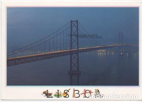 Postais: Postal E02222: Puente 25de Abril, Lisboa, Portugal - Varios