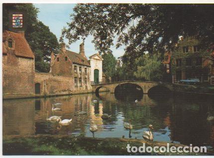 Postkarten: Postal E02157: Ingang begijnhof, Brugge, Paises Bajos - Varios