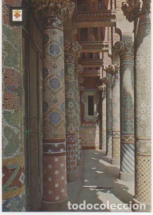 Postkarten: Postal E01644: Columnata,Balcon principal, Palau de la M&uacute;sica, Barcelona - Varios