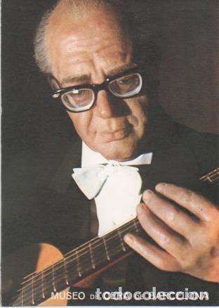 Postales: Postal E01637: Andres Segovia, Museo de Cera, Barcelona - varios
