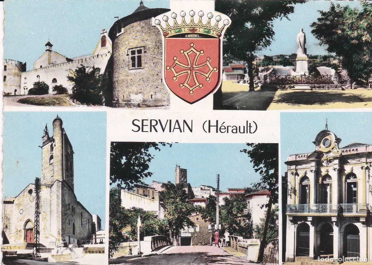 Postales: POSTAL B8135: SERVIAN: HERAULT - Varios - Foto 1