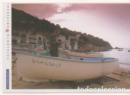 Postkarten: Postal E01700: Amanecer playa Tamariu, Costa Brava, Girona - Jos&eacute; M&ordf; Alguersuari