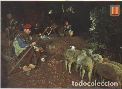 Postkarten: Postal E01516: Pessebre vivent de Catalunya, Pastors, Corbera de Llobregat - Varios