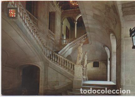 Postais: Postal E01538: Escalera principal, La lonja, Barcelona - Varios