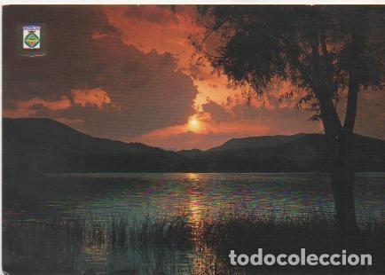 Postkarten: Postal E01508: Atardecer, Lago de Banyoles, Girona - Varios