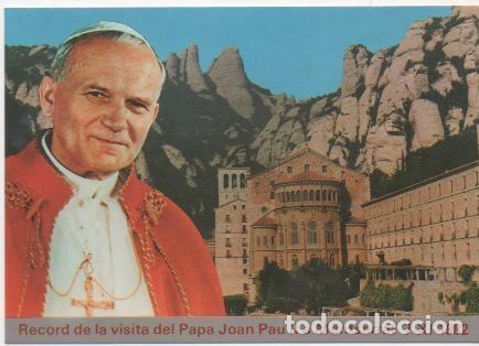 Postkarten: Postal E01595: Visita del Juan Pablo Ii a Montserrat 1982 - Varios
