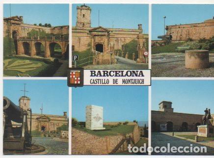 Postales: Postal E01572: Im&aacute;genes Castillo de Montjuic, Barcelona - Varios