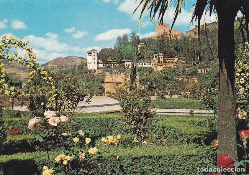 Postales: POSTAL B8245: GRANADA: GENERALIFE. EL PARTAL - Varios - Foto 1