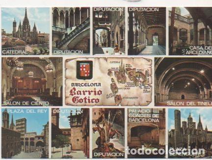 Postkarten: Postal E01592: Im&aacute;genes del G&oacute;tico de Barcelona - Varios