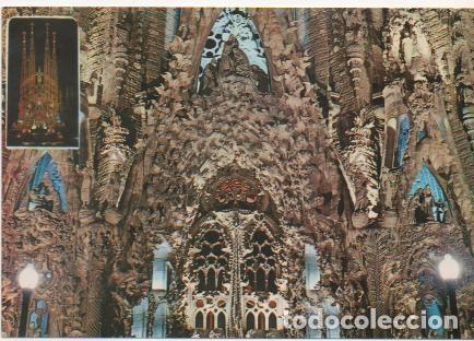 Cartoline: Postal E01585: Fachada , Templo de la Sagrada Familia, Barcelona - Varios