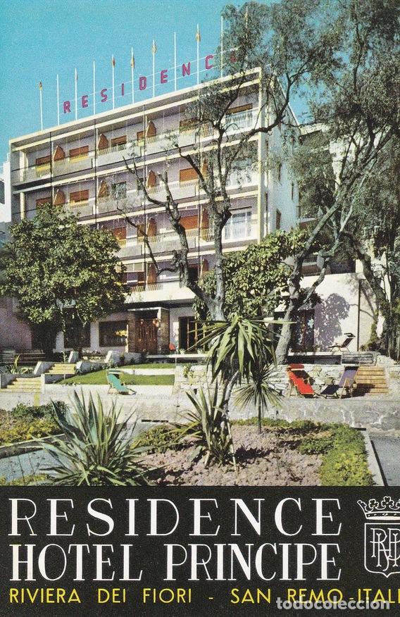 Postais: POSTAL B8406: SAN REMO: RESIDENCIA HOTEL PRINCIPE - Varios
