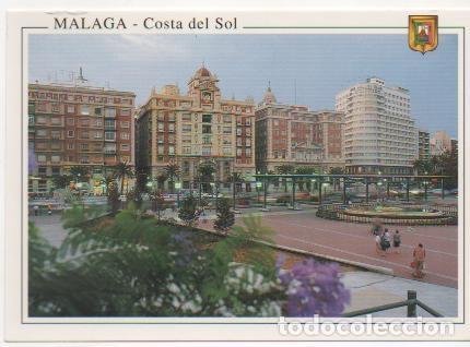 Postales: Postal E01768: Plaza de la marina, M&aacute;laga - Varios - Foto 1