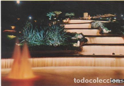 Postales: Postal E01502: Castillo y Fuentes de Montjuic, Barcelona - Varios