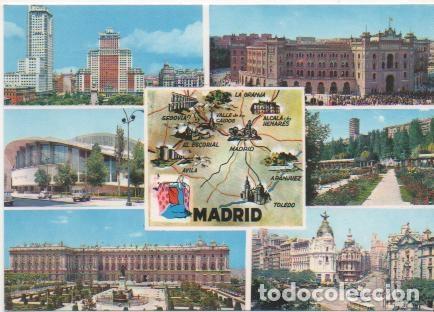 Postkarten: Postal E01802: Im&aacute;genes de madrid - Varios