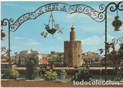 Postais: Postal E01237: R&iacute;o Guadalquivir,Torre del Oro, Sevilla - Varios