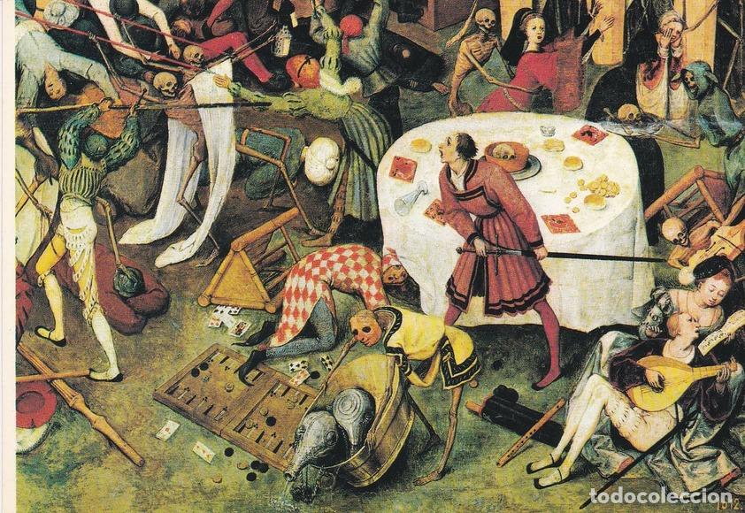 Postkarten: POSTAL B8529: PIETER BRUEGHEL: EL TRIUMFO DE LA MUERTE - Varios