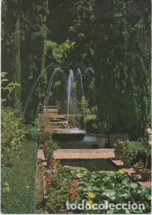 Postkarten: Postal E01189: Generallife,Jardines, Granada - Varios
