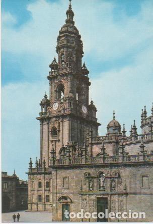 Postales: Postal E01086: Torre del Reloj y Puerta Santa, Santiago de Compostela - Varios