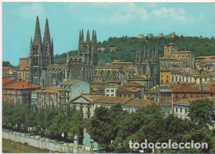 Postcards: Postal E01388: Vista parcial de Burgos - Varios