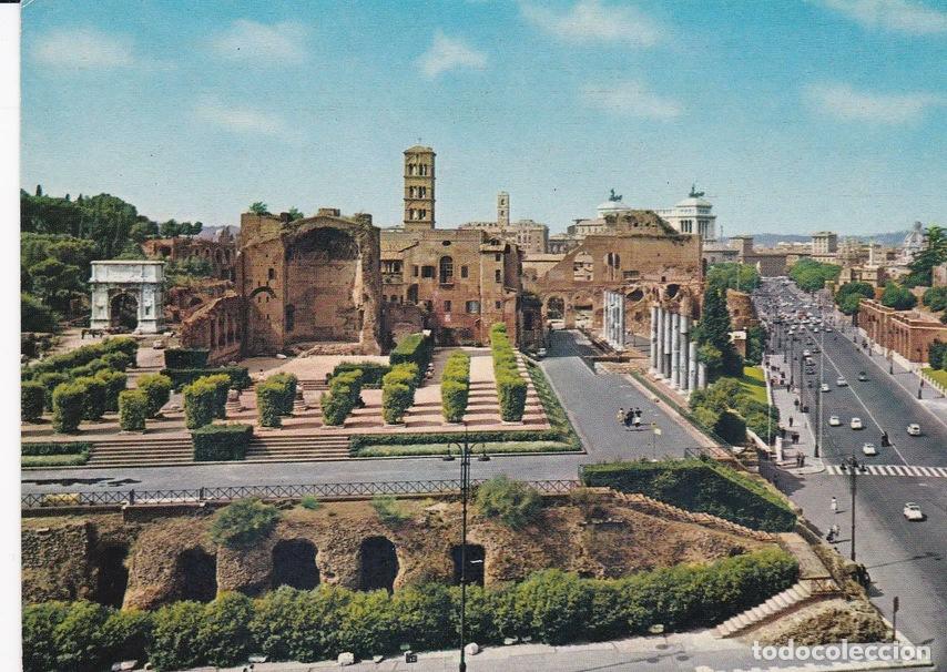 Postkarten: POSTAL B8613: ROMA: VIA DEI FORI IMPERIALI - Varios