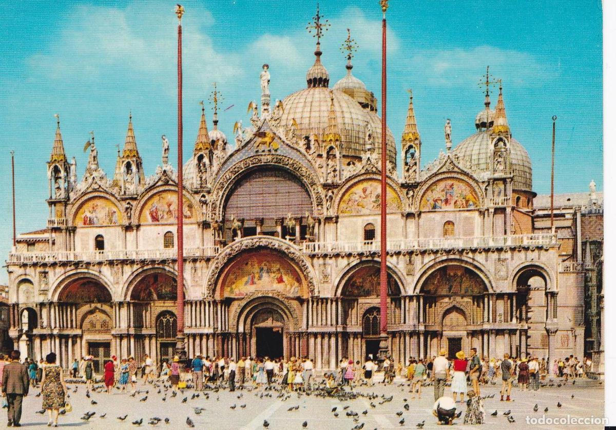 Postais: POSTAL B8612: VENECIA: BASILICA DE SAN MARCO - Varios