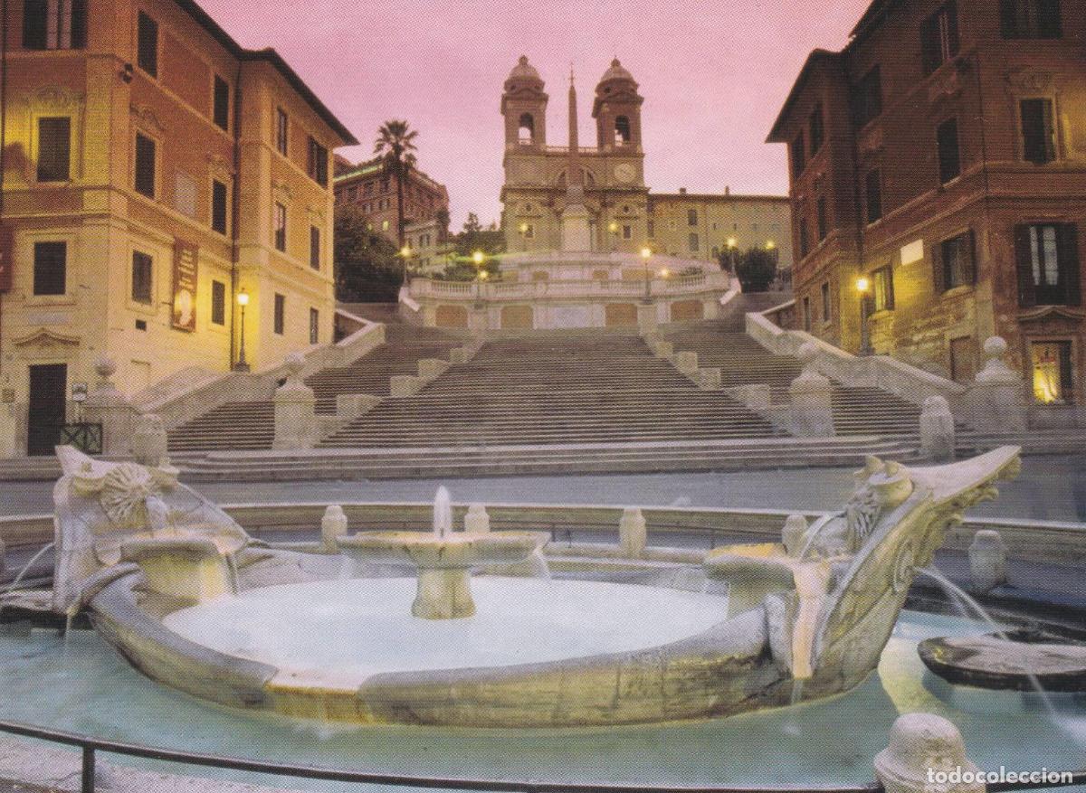 Postais: POSTAL B8735: ROMA: PLAZA DE ESPA&Ntilde;A - Varios