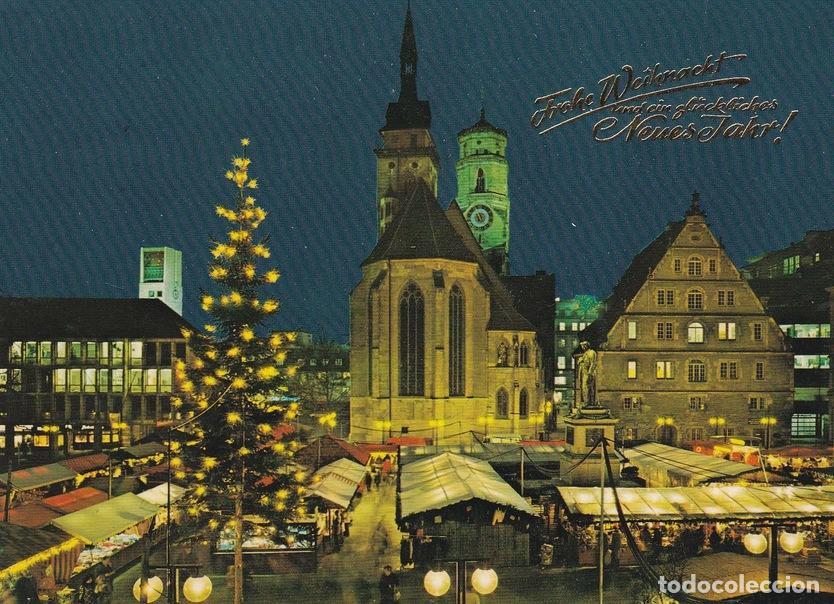 Postales: POSTAL B8714: STUTTGART: SCHILLERPLATZ - Varios