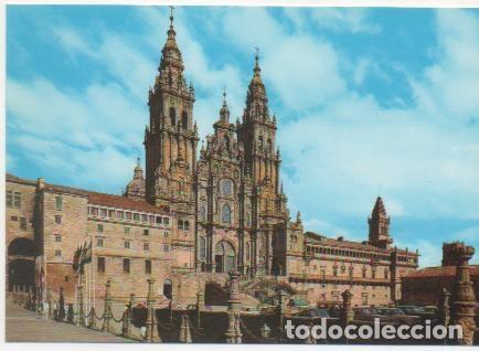 Postales: Postal E01317: Catedral, fachada del Obradorio, Santiago de Compostela - Varios