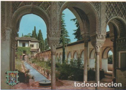 Postales: Postal E01344: Arcadas y Jardines, Generalife, Granada - Varios - Foto 1