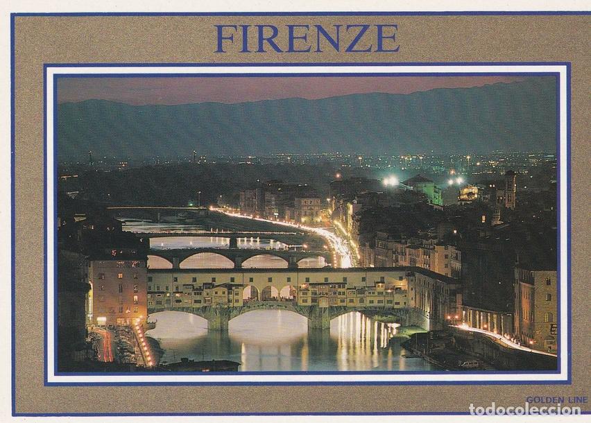 Postais: POSTAL B8760: FIRENZE: VISTA AEREA NOCTURNA - Varios