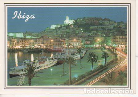 Cartoline: Postal E04072: Vista Nocturna de Ibiza - Varios
