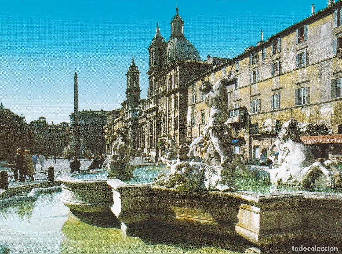Postcards: POSTAL B8775: ROMA: PLAZA NAVONA - Varios