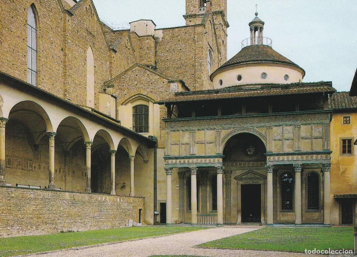 Postkarten: POSTAL B8840: FIRENZE: BASILICA DE LA SANTA CRUZ - Varios
