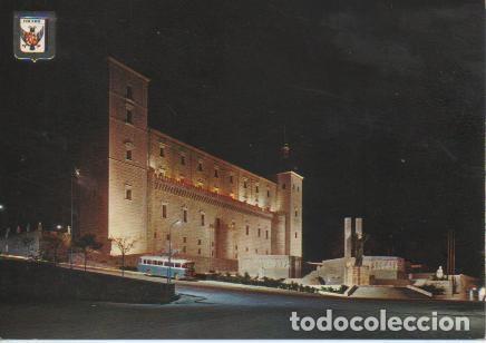 Postales: Postal E04195: Alcaz&aacute;r y Monumento al Angel de la Victoria, Toledo - Varios