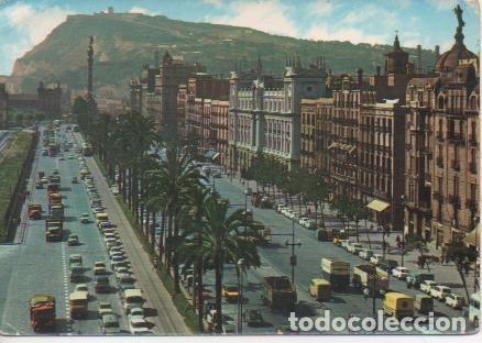 Postcards: Postal E04107: Paseo de Col&oacute;n, Barcelona - Varios