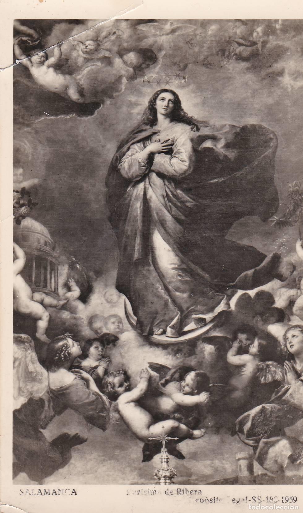 Postkarten: POSTAL B8943: SALAMANCA: PURISIMA DE RIBERA - Varios