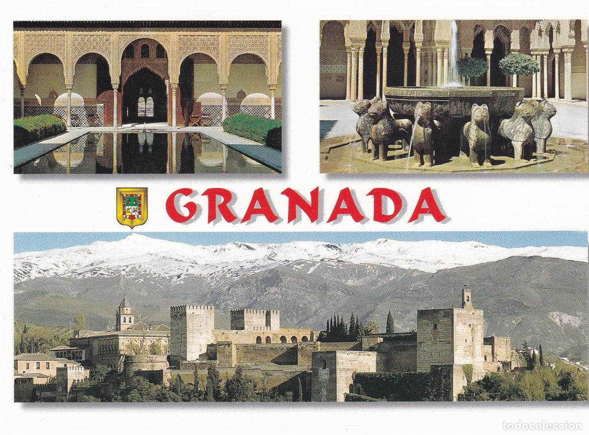 Postcards: POSTAL B9201: GRANADA: DIVERSOS ASPECTOS - Varios