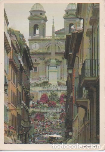 Postais: Postal E04547: Plaza di Spagna vista da Via Condotti, Roma - Claudio Corrivetti