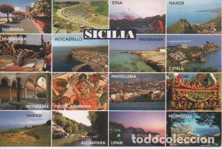 Postais: Postal E04570: Im&aacute;genes de Sicilia - Varios