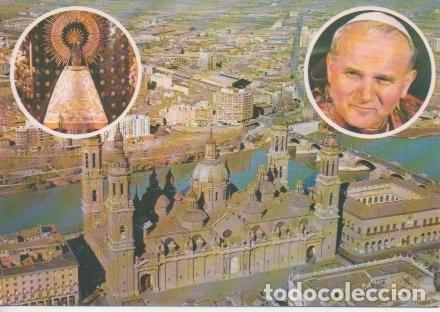 Postais: Postal E04771: Visita de Juan Pablo II, Papa, Zaragoza - Varios