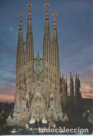 Postcards: Postal E04296: Templo de la Sagrada Familia,Barcelona - Varios