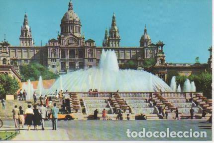 Postkarten: Postal E04334: Palacio Nacional y Fuente Monumental, Barcelona - Varios