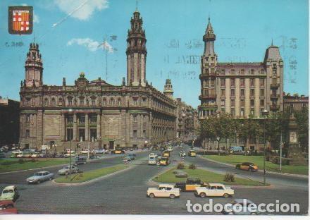 Cartes Postales: Postal E04340: Plaza de Antonio L&oacute;pez. Correos y Tel&eacute;grafos, Barcelona - Varios