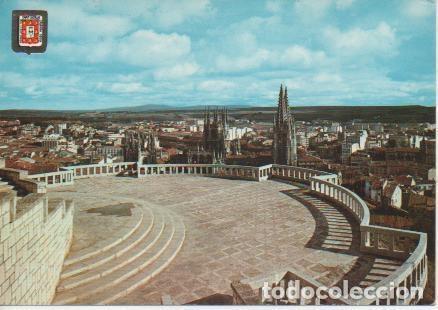 Cartoline: Postal E04276: Vista parcial desde el mirador del Castill,Burgos - Varios